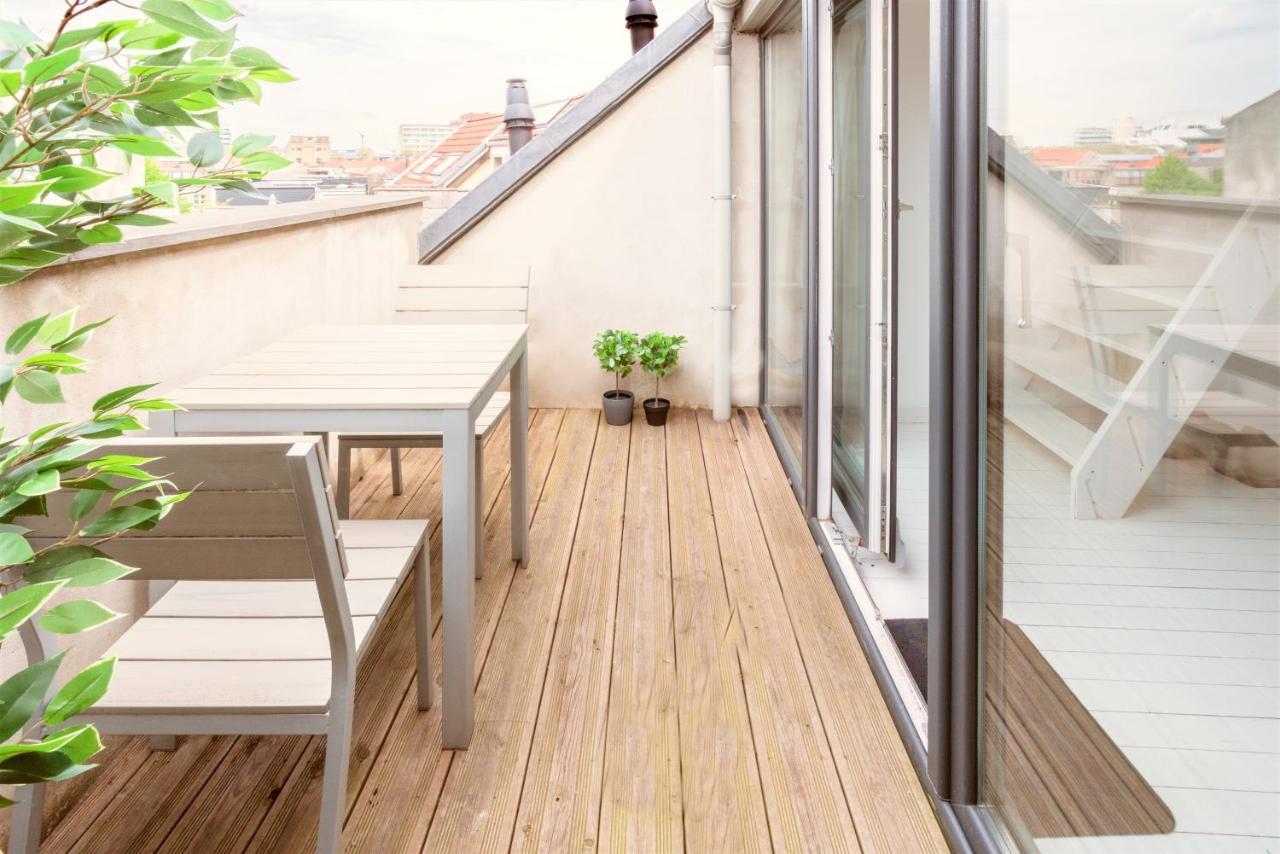 Beautiful Terrace Apartment In The Heart Of Antwerpen Exteriör bild